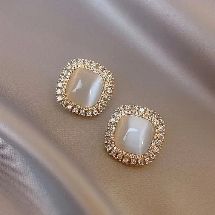Pendientes Cuadrados Suaves