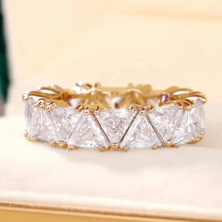 Anillo Vintage Piedra Triangular