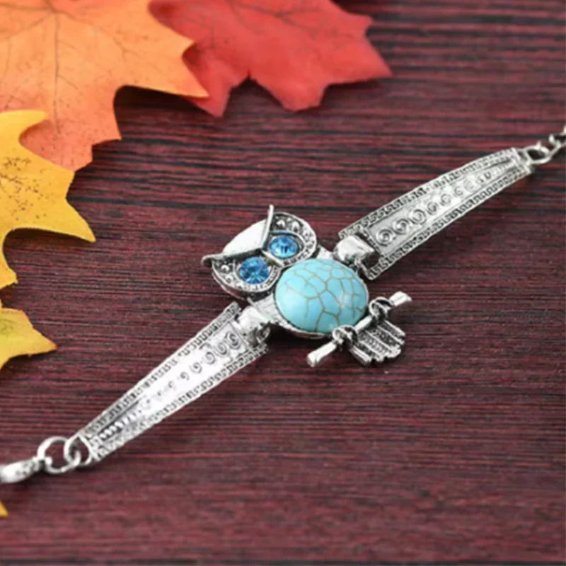 Pulsera Búho Turquesa