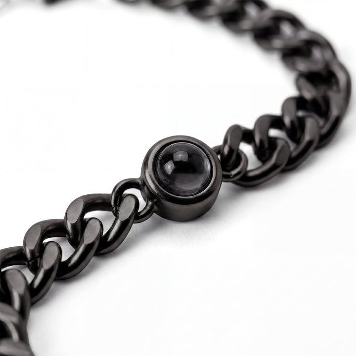 Pulsera con Foto Personalizada, Cadena Cubana