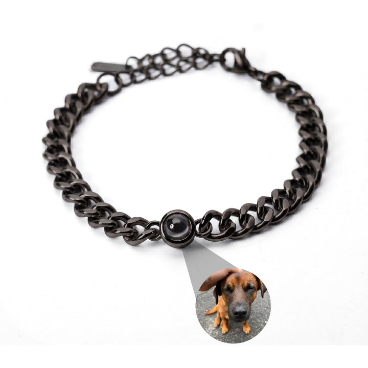 Pulsera con Foto Personalizada, Cadena Cubana