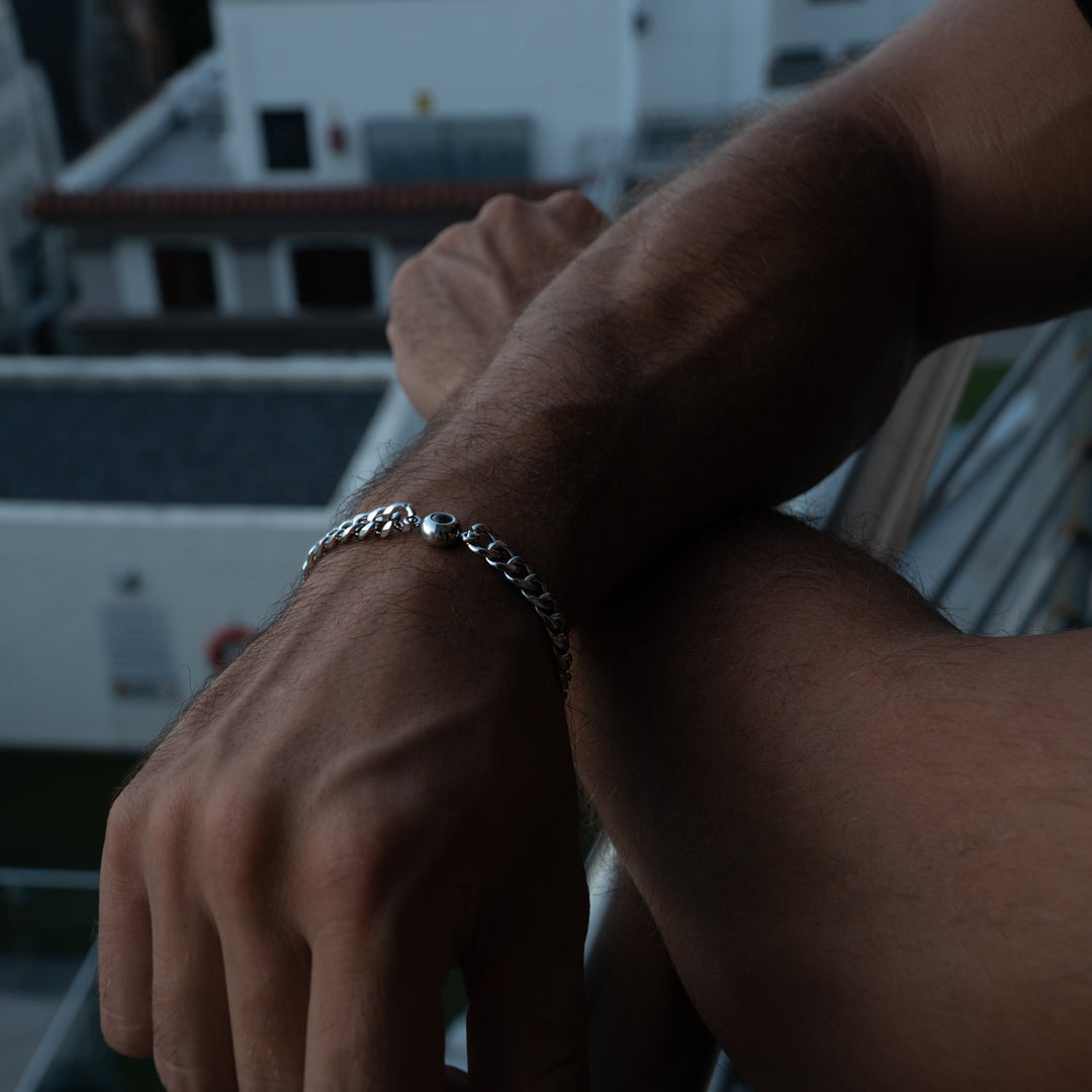 Pulsera con Foto Personalizada, Cadena Cubana