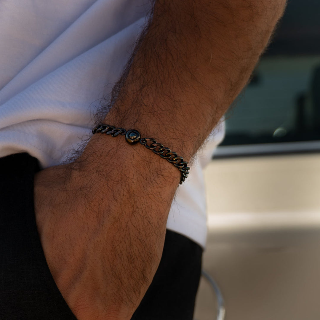 Pulsera con Foto Personalizada, Cadena Cubana