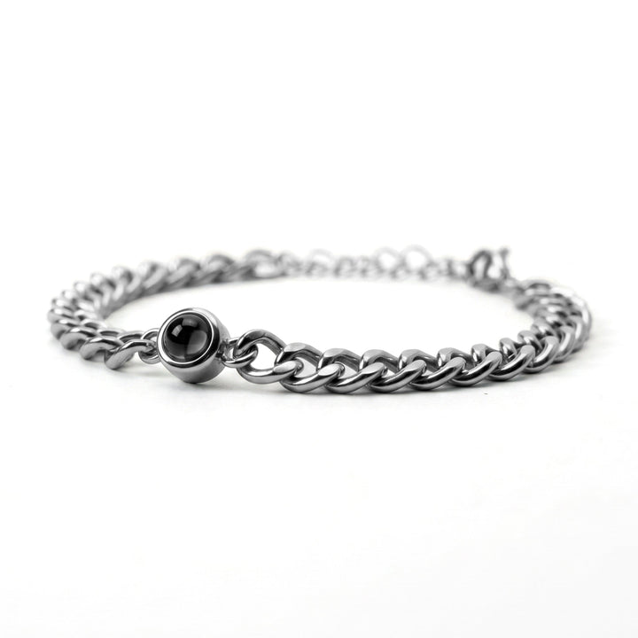 Pulsera con Foto Personalizada, Cadena Cubana