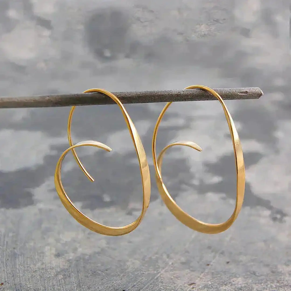 Pendientes Espiral Abierta