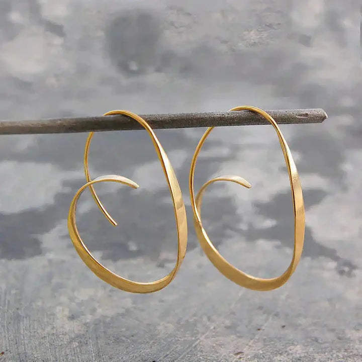 Pendientes Espiral Abierta