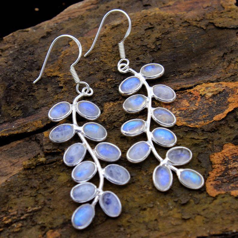 Pendientes Hojas Lavanda