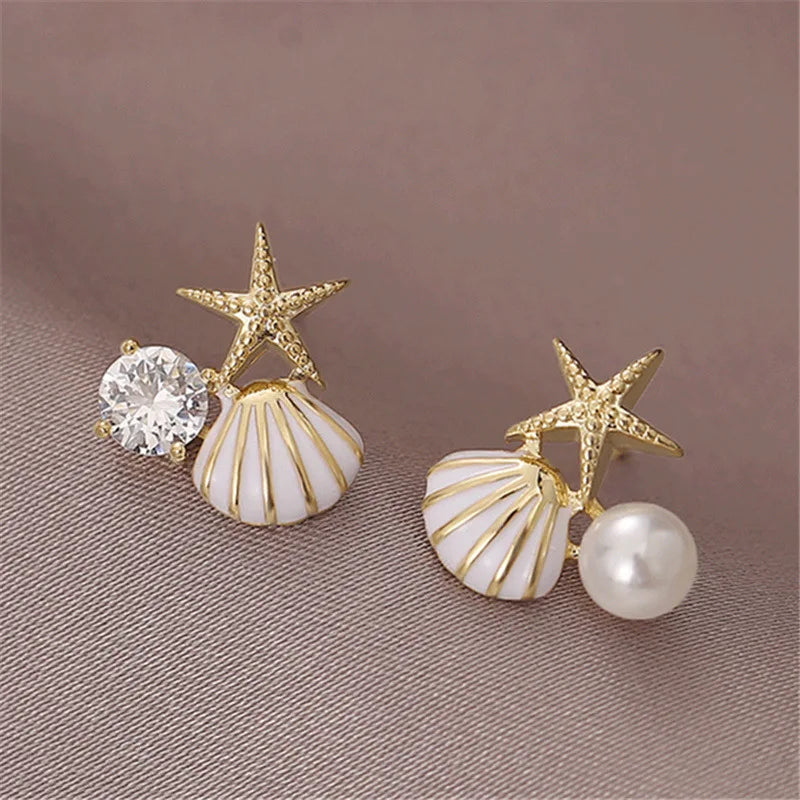 Pendientes con Sueños y Estrella de Mar