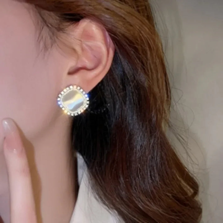 Pendientes Cuadrados Suaves