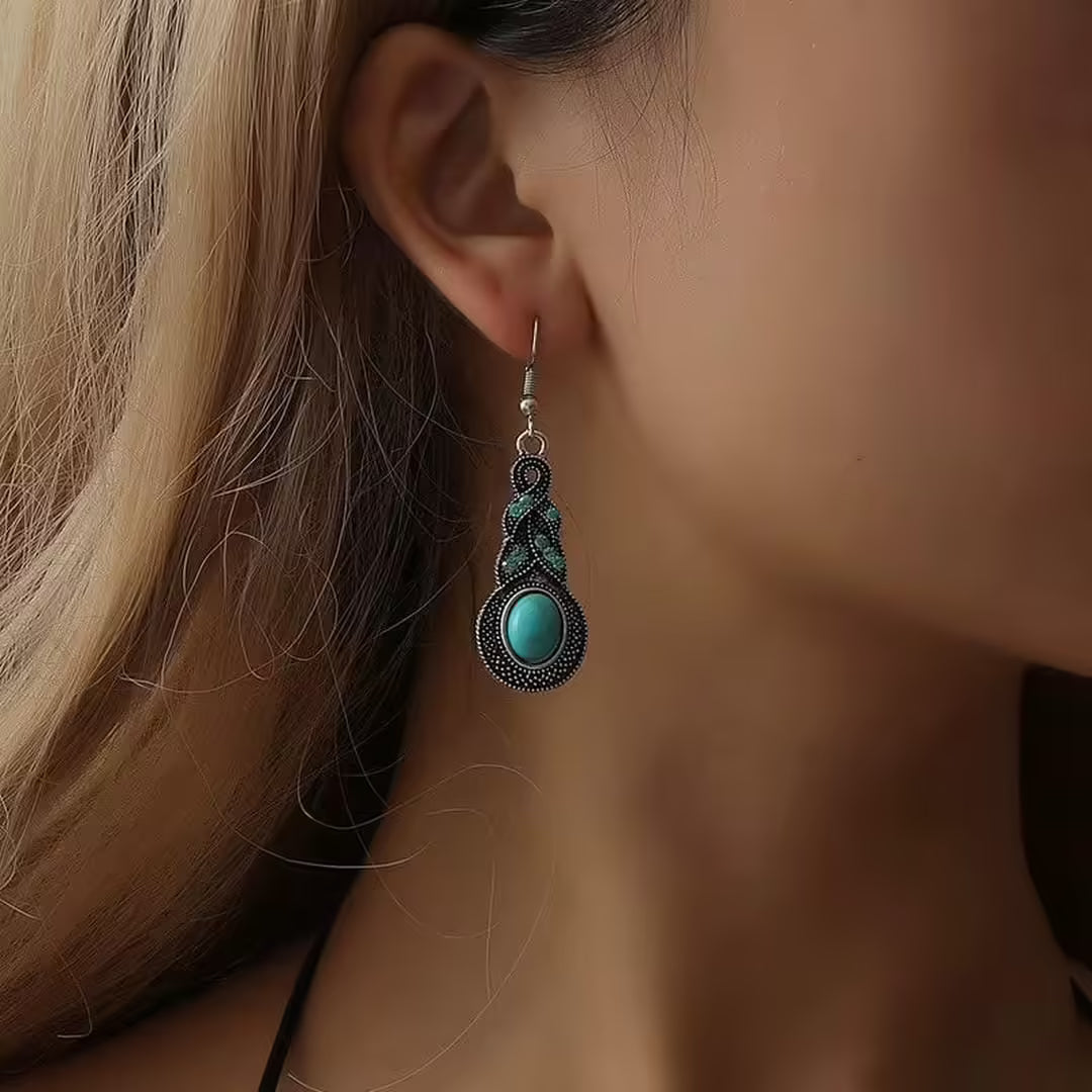 Conjunto Vintage de Turquesa