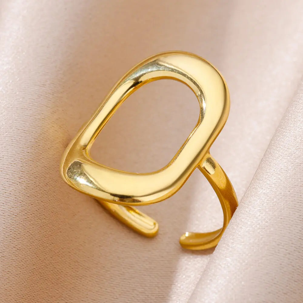Anillo Óvalo Abierto