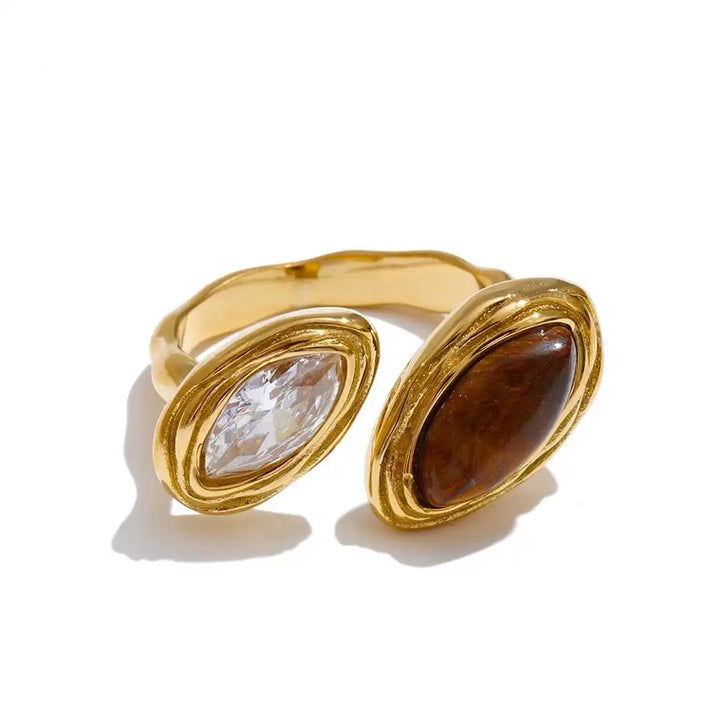 Anillo Cruzado Doble Marquesa