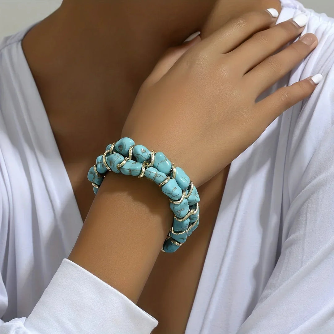Pulsera Envolvente Turquesa