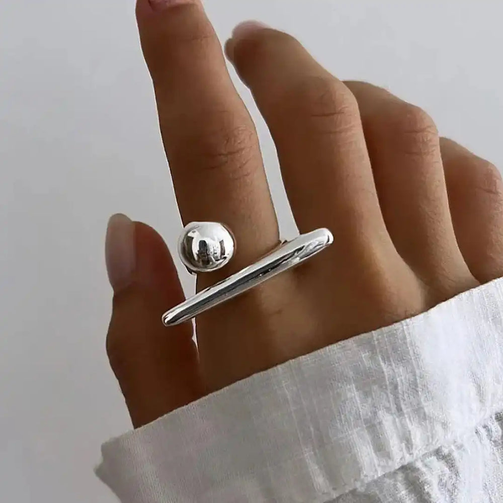 Anillo Ajustable Estrella Dorada Atemporal