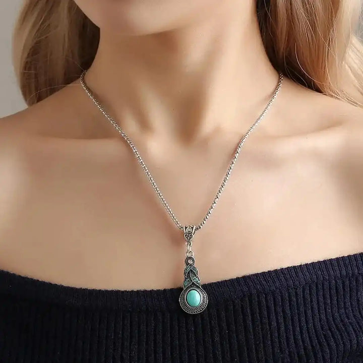 Conjunto Vintage de Turquesa