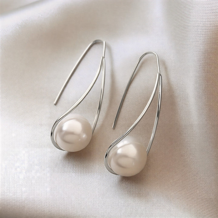 Pendientes Elegantes en Perla Mística