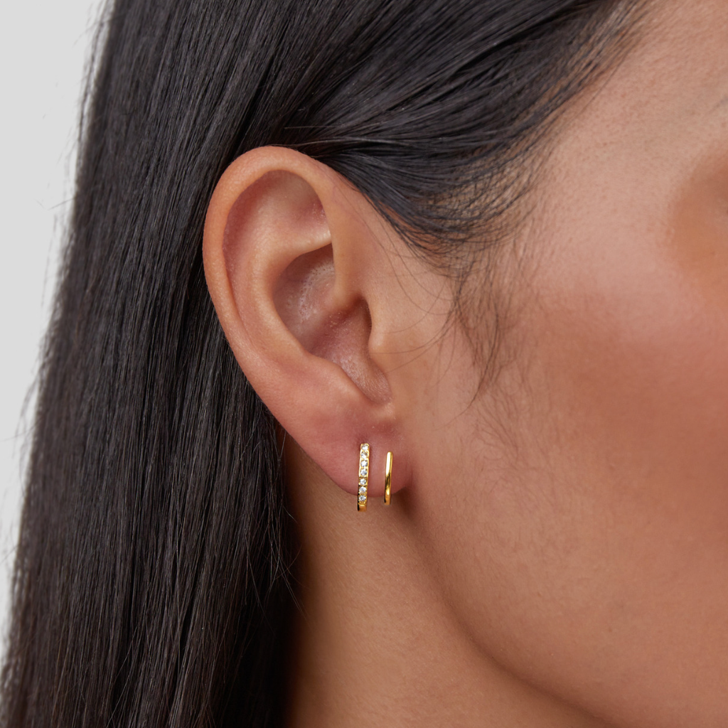 Pendientes de garra de oro