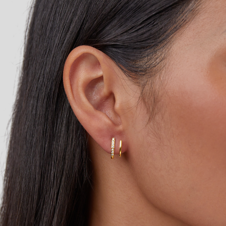 Pendientes de garra de oro