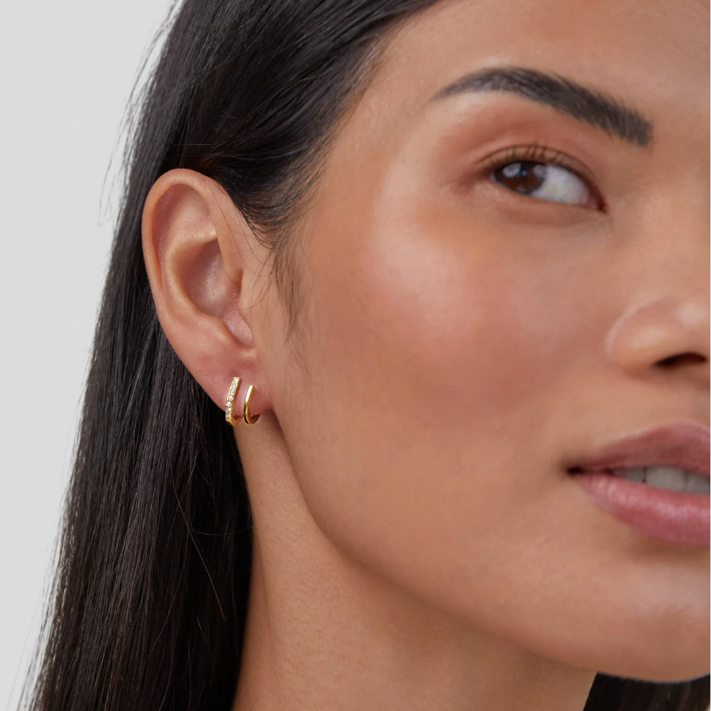Pendientes de garra de oro