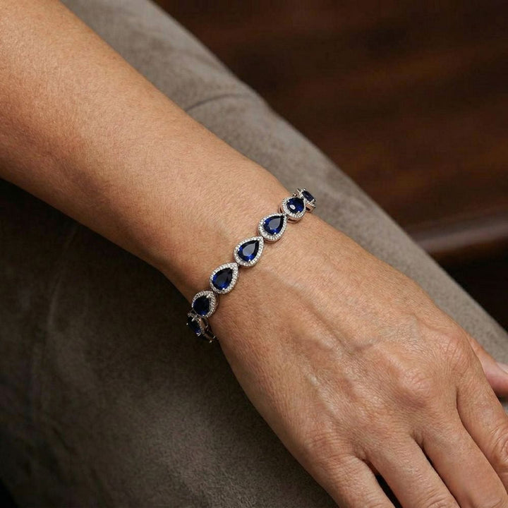 Pulsera Azul Zafiro