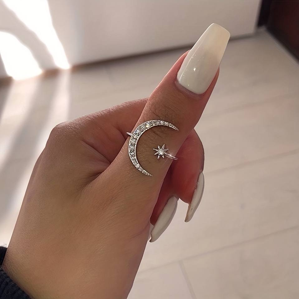 Anillo Bohemio Luna creciente