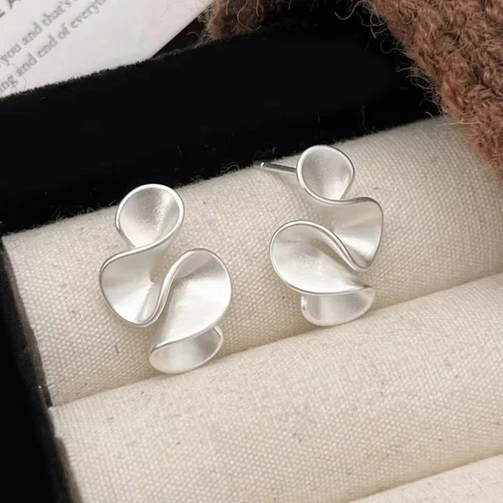 Pendientes Ondas Bicolor