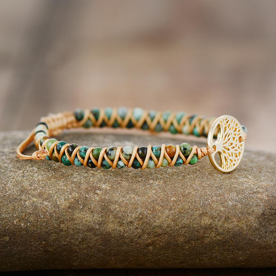 Pulsera Turquesa Árbol de la Vida