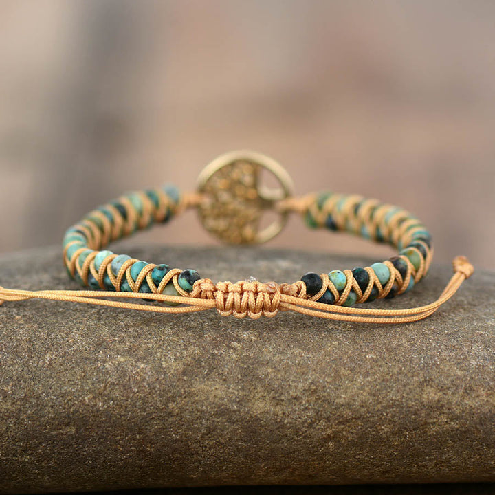 Pulsera Turquesa Árbol de la Vida