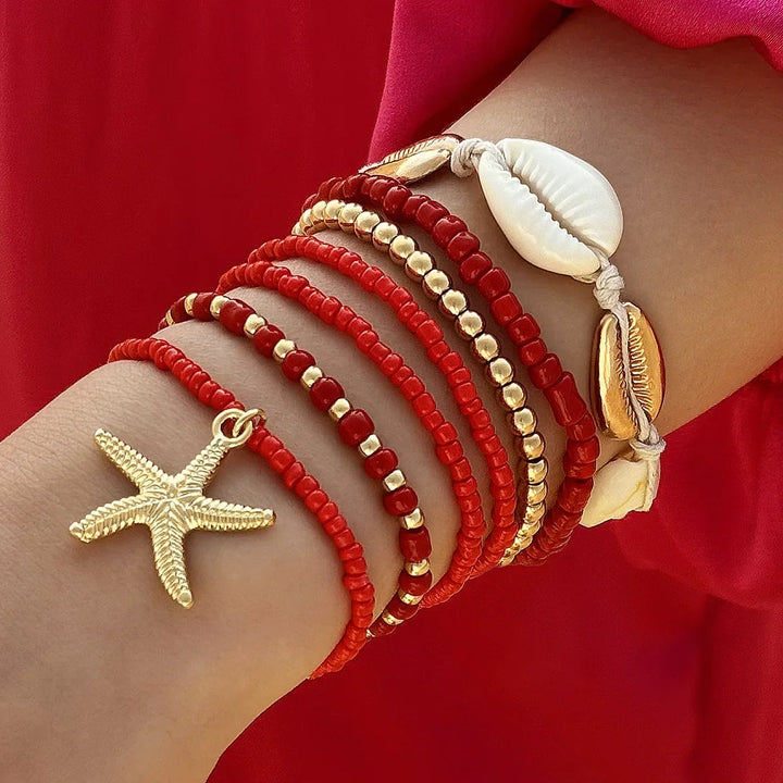 Conjunto Boho con Playa y Concha