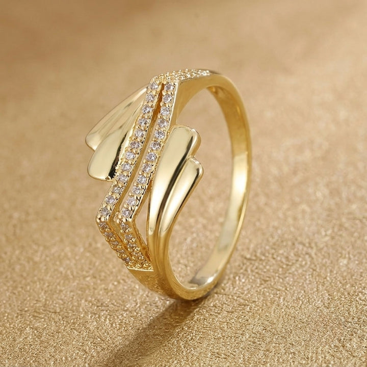 Anillo Cruz Geométrico