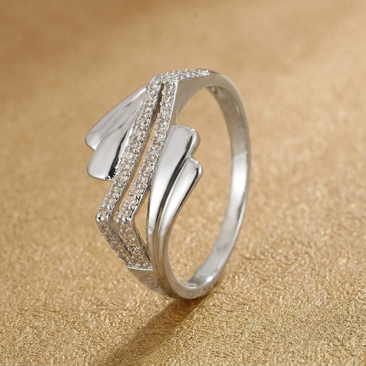 Anillo Cruz Geométrico