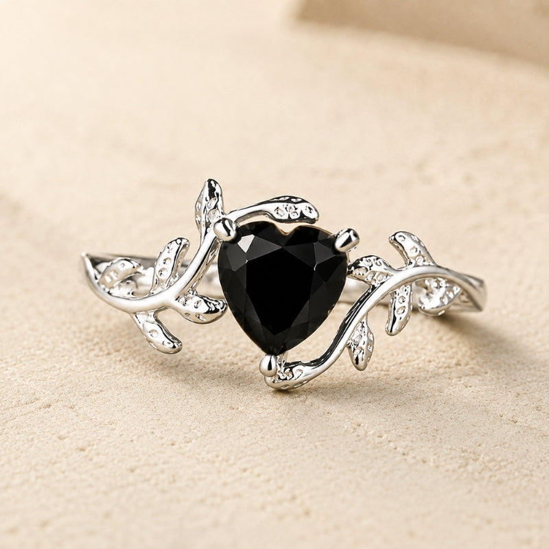 Anillo Corazón Llamativo Sofisticado