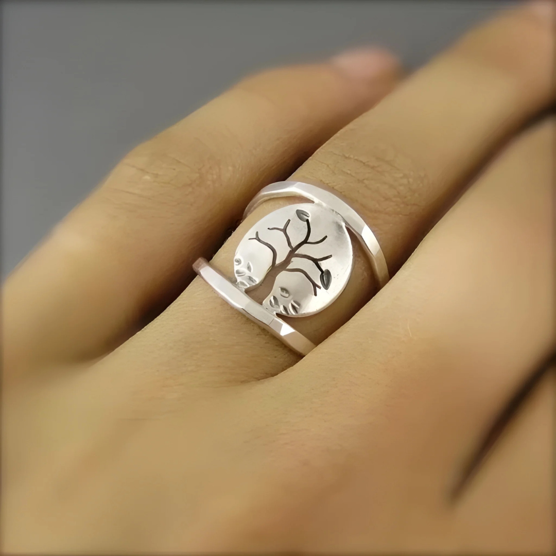 Anillo Árbol de la Vida Ajustable