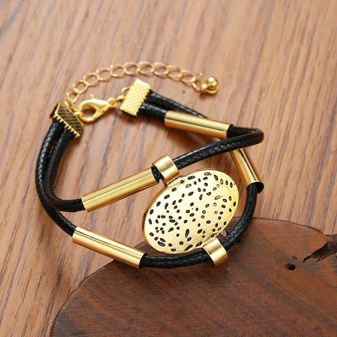 Conjunto Collar y Pulsera en Capas