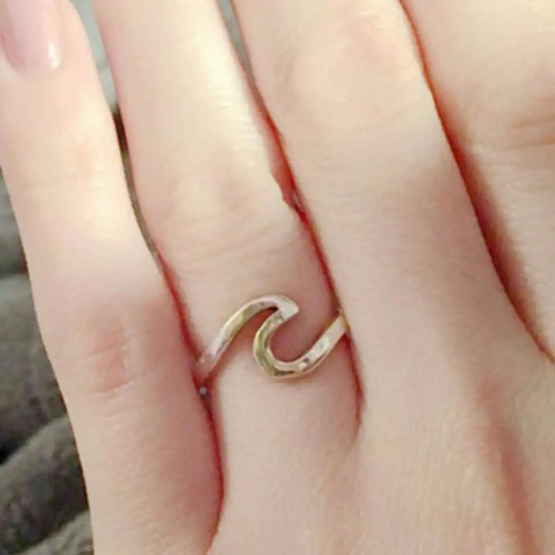 Anillo con Ola Océano