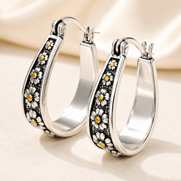 Aros Margarita Plateados