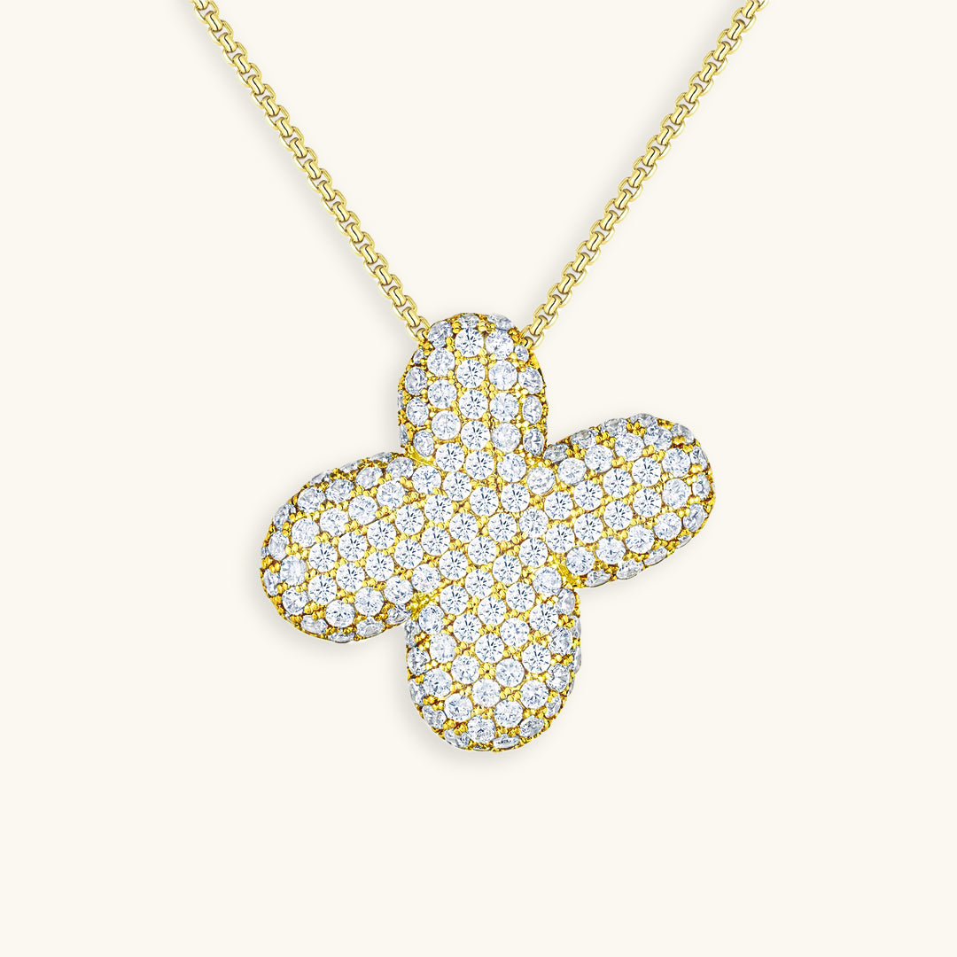 Collar de inicial con burbujas Hailey