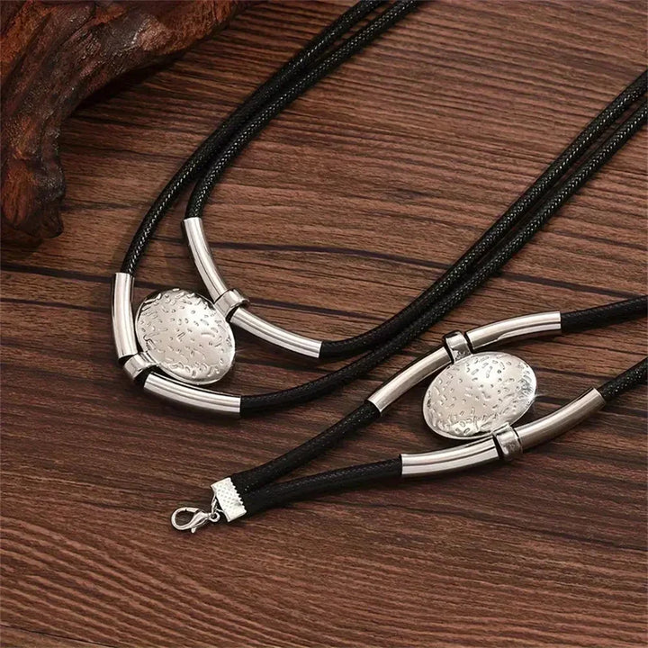 Conjunto Collar y Pulsera en Capas