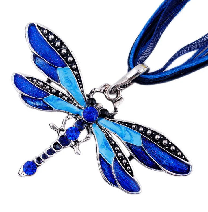 Collar Libélula de Cristal