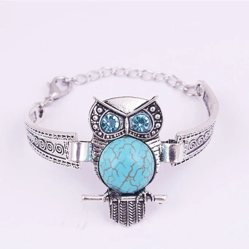 Pulsera Búho Turquesa