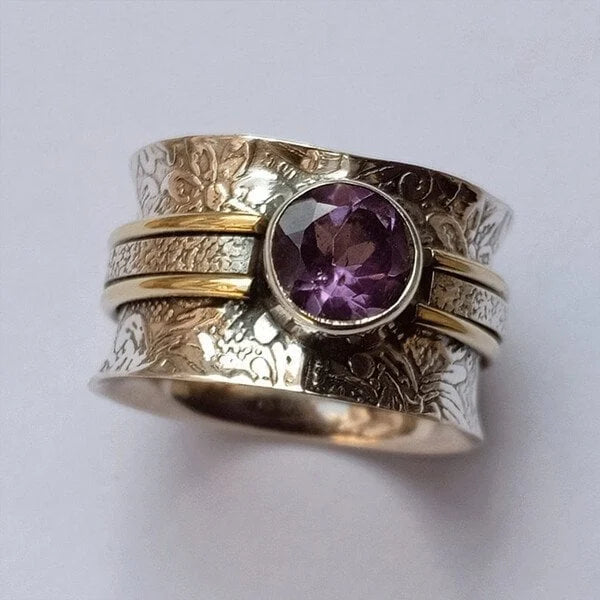 Anillo Meditación con Cristal