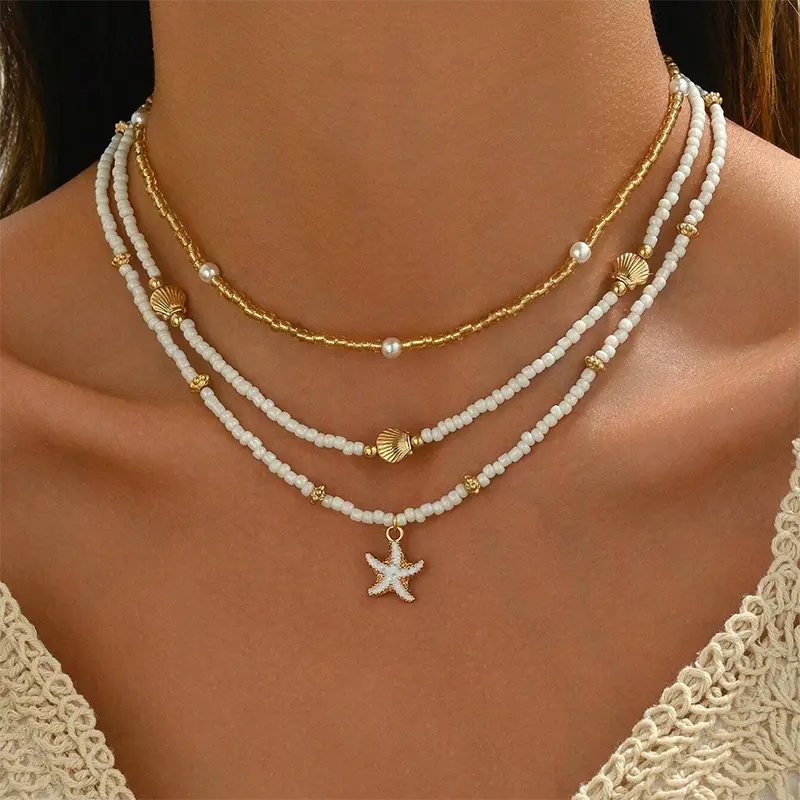 Collar Brisa del Mar con Perlas