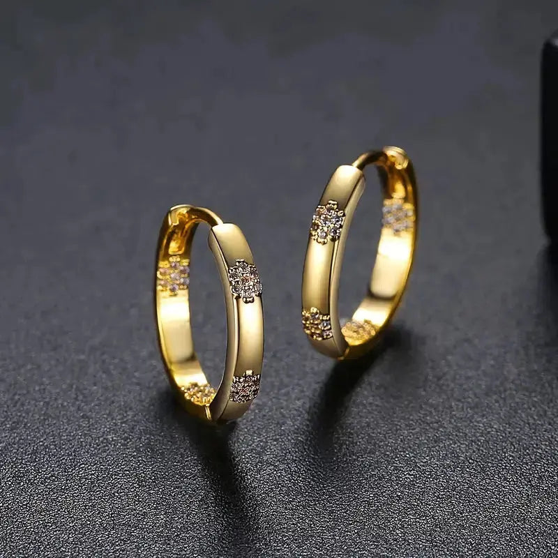 Aros Dorados Finos