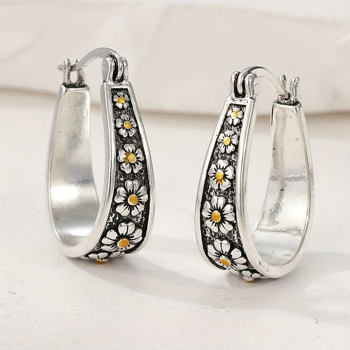 Aros Margarita Plateados