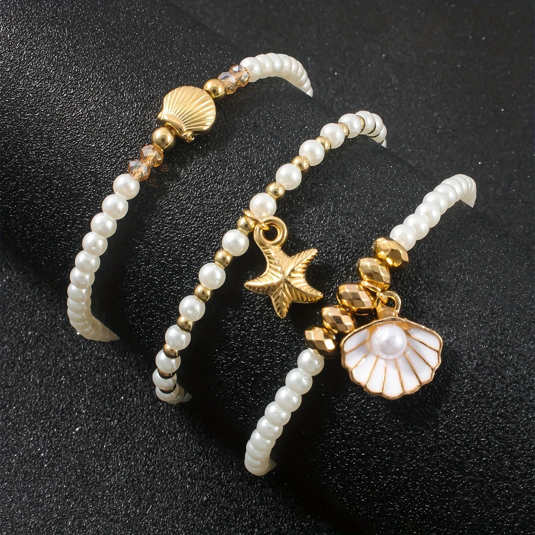 Conjunto de 3 Pulseras Elegantes
