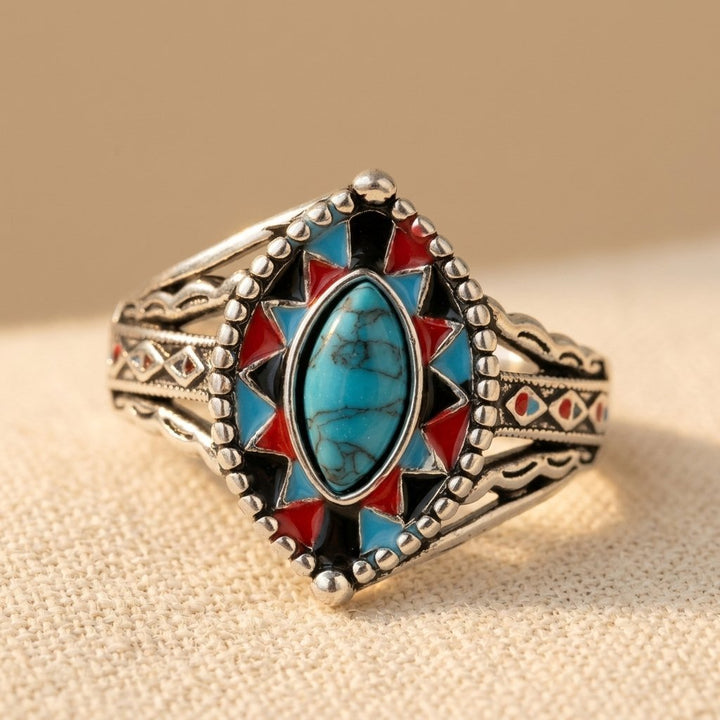 Anillo Turquesa Ojo de Caballo