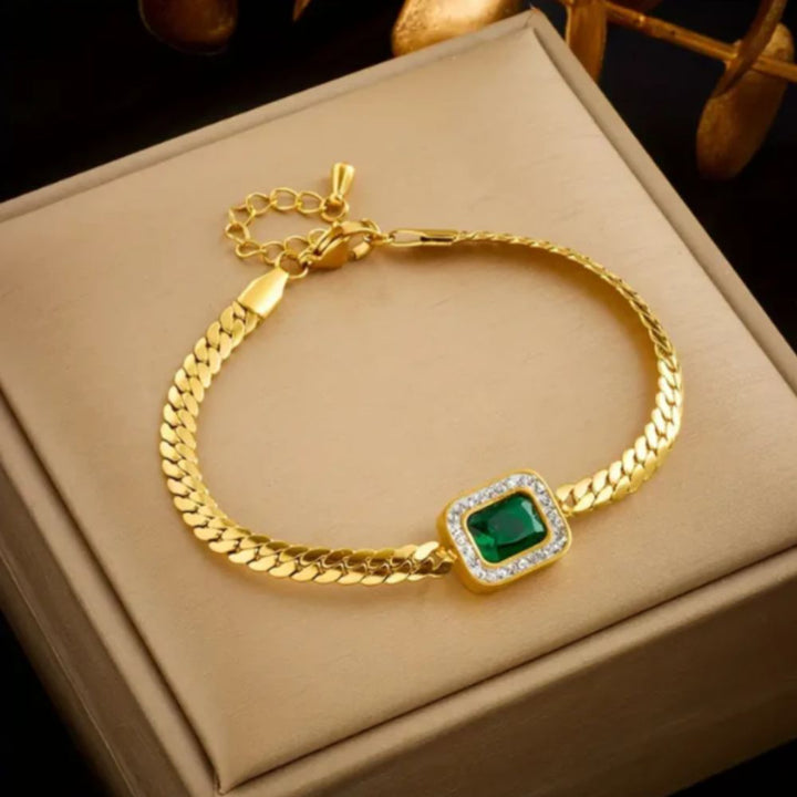 Pulsera Vintage de Esmeralda