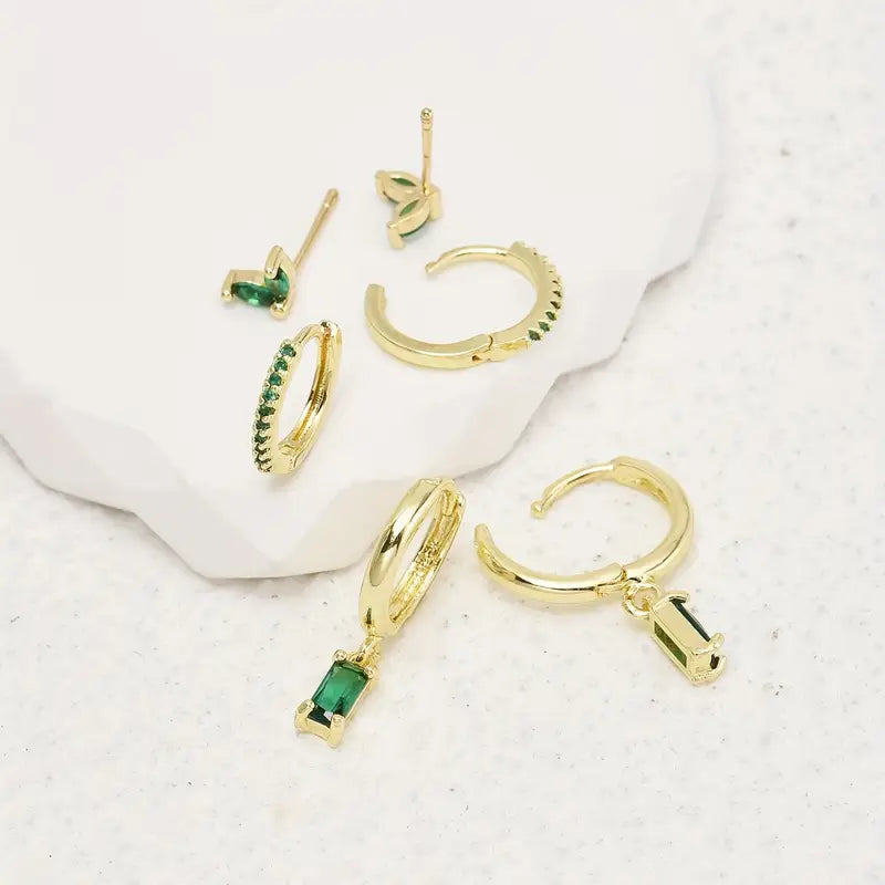 Set de pendientes Fiorenza Viridelle Oro