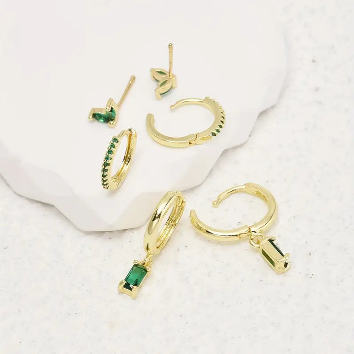 Set de pendientes Fiorenza Viridelle Oro