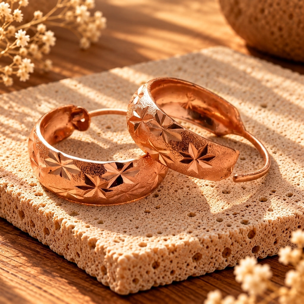 Aros de Cobre Faceta